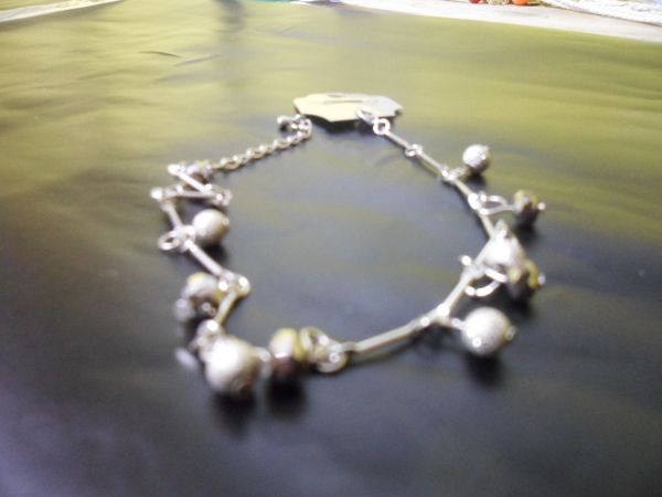 PS009 - Pulseira c/ Pedras Cinza